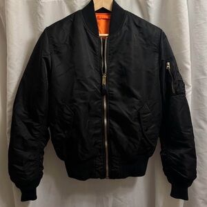 Alpha Industries MA-1 Reversible Bomber Jacket (Small)
